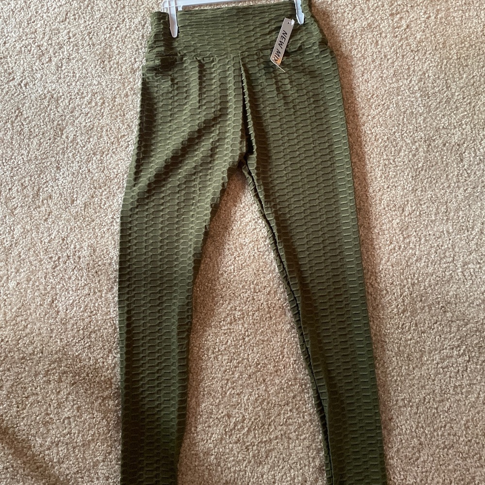 Anti cellulite high waisted textured leggings